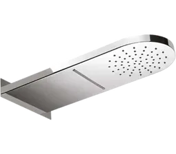 Верхний душ настенный 50x20 см хром глянцевый, Remer, 350MMCAX