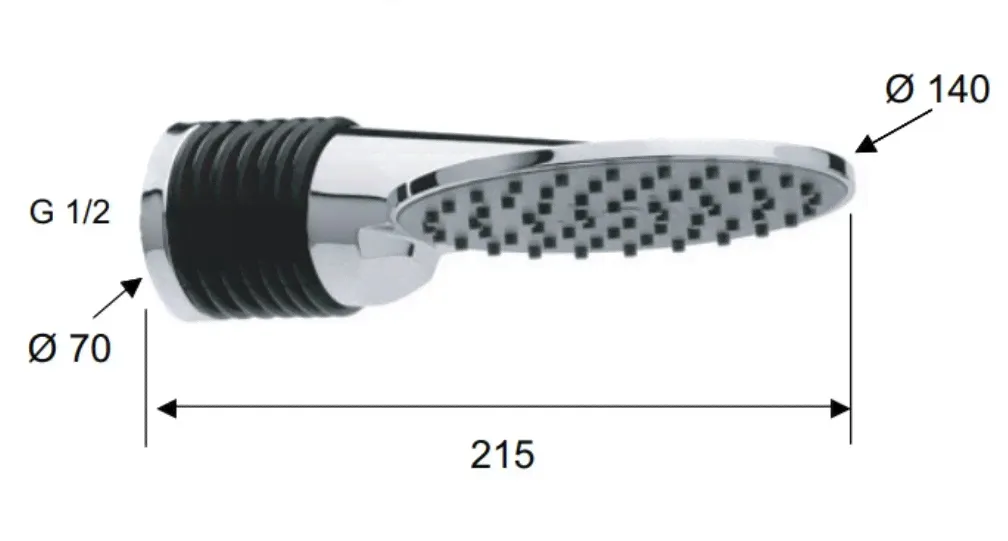 Верхний душ Remer 350MRX-1