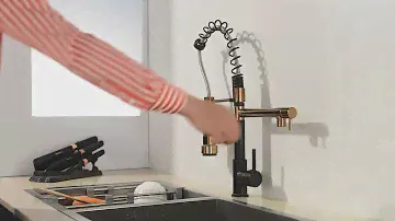 ✅ Пружинный кухонный смеситель для раковины с Алиэкспресс!
