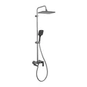 Remer X Style Inox Душевая система, верхний душ 25 см, сталь. SSX37UFM25