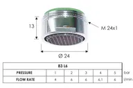 Аэратор Remer 83L6 (хром)