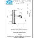 Смеситель для раковины Remer RR X12 BG Серия X Style-1