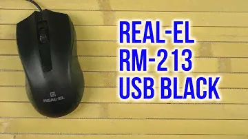 Распаковка Real-El RM-213 USB Black