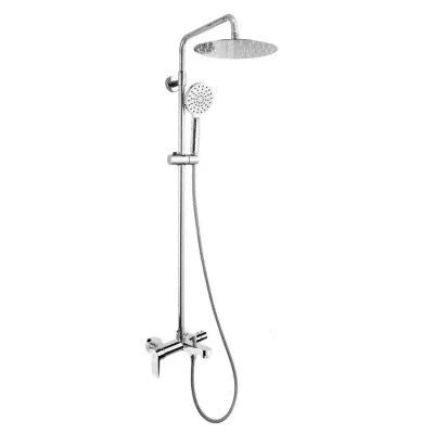 REMER Dream D34A8MPUFM25T Душевая система со смесителем с функцией наполнения ванны (хром)
