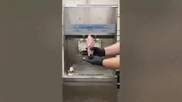 Mix Test Video: Taylor 8756 Soft Serve Machine - K3092782 3 Phase Air-Cooled