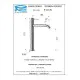 Смеситель для раковины Remer RR X11LXL Серия X Style